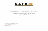 REQUEST FOR PROPOSALS - NAFC€¦ · Request for Proposals - Large Airtanker Services 2013 Page ii 1.3. Request for Proposals a. NAFC now invites the submission of proposals for the