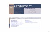 Sixth GE SI Edition MECHANICS OF MATERIALScae.seoultech.ac.kr/mat/4_Bending.pdf1 MECHANICS OF MATERIALS Sixth GE SI Edition Ferdinand P. Beer E. Russell Johnston, Jr. John T. DeWolf