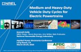 Medium and Heavy-Duty Vehicle Duty Cycles for Electric ... · Medium and Heavy-Duty Vehicle Duty Cycles for Electric Powertrains Kenneth Kelly NREL Team: Kevin Bennion, Eric Miller,