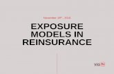 EXPOSURE MODELS IN REINSURANCE€¦ · Motivation Exposure Pricing • it uses Risk Profiles with the current available portfolio information it contains homogeneous risk types all