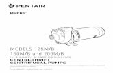 1½, 2, 3 AND 7½ HP SINGLE AND THREE PHASE CENTRI-THRIFT … · 2015-10-06 · 1750/1-1750/7 NOTE! To the installer: Please make sure you provide this manual to the owner of the