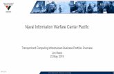 Naval Information Warfare Center Pacific...Naval Information Warfare Center Pacific Transport and Computing Infrastructure Business Portfolio Overview Jim Reed 22 May 2019 MAY 2019