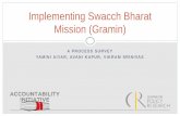 Implementing Swacch Bharat Mission (Gramin)...PPS method used to select random list of 30 villages from Census 2011 SBM MIS used to identify villages where at least 5 households had