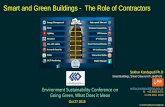Smart and Green Buildings - The Role of Contractors · Smart and Green Buildings - The Role of Contractors sekhar.kondepudi@nus.edu.sg M +65 9856 6472 O +65 6601 2819 ... Variable