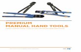 PREMIUM MANUAL HAND TOOLS - RS Components...PAGE 2 APPLICATION TOOLING /// PREMIUM MANUAL HAND TOOLS INTRODUCTION TO TOOLING SOLUTIONS TE Connectivity. A Leader in Crimp Quality. Anyone