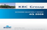 EXTENDED QUARTERLY REPORT 4Q 2009 - KBC Bank · Extended Quarterly Report – KBC Group – 4Q 2009 3 Contents Earnings statement 1 Summary 1 Financial highlights – 4Q 2009 2 Financial