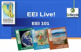 EEI Live! · FREE EEI Materials for ... this document. How EEI Supports NGSS Real world connection in science Incorporates Science and Engineering Practices. Addresses Disciplinary