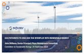 GAS PATHWAYS TO 2050 AND THE INTERPLAY WITH …€¦ · GAS PATHWAYS TO 2050 AND THE INTERPLAY WITH RENEWABLE ENERGY John Williams, Senior Principal, Pöyry Management Consulting
