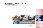 ECDL Module 7 - Nottingham Trent Universityeresources.ntu.ac.uk/mle/acc/ecdl/Cheltenham/ecdl... · ECDL Module 7 WORKBOOK Information & Communication Microsoft Office XP Edition for