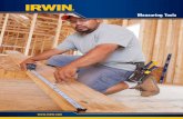Measuring Tools - Irwin Industrial Tools · 2015-09-15 · MEASURING TOOLS Blade Length Description Cut Case Item # Pack Qty 16' 16' PRO Tape Measure 1947833 4 25' 25' PRO Tape Measure