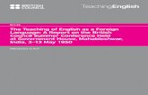 ELT-25 The Teaching of English as a Foreign Language: A Report … · 2018-02-01 · of teaching English of the day, including those of Dr HE Palmer, AS Hornby, Berlitz, and his own