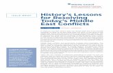 History’s Lessons for Resolving Today’s Middle East …...Russia was also excluded, and the Brest-Litovsk treaty, which it signed with Germany in March 1918, was annulled. At the