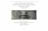 The Asian EFL Journal Professional Teaching …...Asian EFL Journal Professional Teaching Articles. January 2016 Issue 89 5 Introduction Teaching speaking is a main focus in English