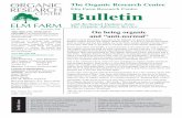 Elm Farm Research Centre Bulletin - orgprints.orgorgprints.org/10324/1/Bulletin_86.pdf · Elm Farm Research Centre Bulletin with Technical Updates from The Organic Advisory Service