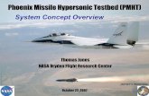 System Concept Overview - NASAto mount Phoenix missile to NASA F-15B • NASA F-15B operates from Dryden Flight Research Center • F-15B transits to Pacific Missile Test Range at