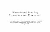 Sheet-Metal Forming Processes and Equipmentlibvolume6.xyz/.../sheetandmetalforming/sheetandmetalformingnotes2.pdfSheet-Metal Forming Processes and Equipment Text Reference: “Manufacturing