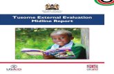 TUSOME EXTERNAL EVALUATION · 2019-09-16 · TUSOME EXTERNAL EVALUATION – MIDLINE REPORT December 7, 2017 Contracted under AID-615-TO-16-00012 Midline Performance Evaluation of