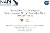Cooperative Gust Sensing and Suppression for …Cooperative Gust Sensing and Suppression for Aircraft Formation Flight (NNX14AF55A) NASA Aeronautics Research Mission Directorate (ARMD)