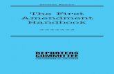The First Amendment Handbook - Reporters Committee for Freedom of the Press · 2019-12-16 · mittee for Freedom of the Press has been just what its name implies — an organization