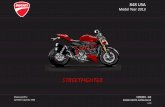 STREETFIGHTER - Ducati · 2018-07-11 · d12000013 - 848 page 4 / 136 spare parts catalogue 17/11/2012 colour colour code colour description finished products fy fighter yellow (d12005513)