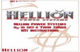 Hellion Power Systems 05-10 srt-8 Twin turbo Kit Instructions · Hellion Power Systems 05-10 srt-8 Twin turbo Kit Instructions. 2 srt-8 Make sure to read all instructions before attempting