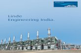 Linde Engineering India.ind.engineering.preview3.linde.com/en/images/Linde...Linde has the technology and the experience to design, supply and construct complete plants for the production