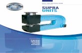 SUPRA UNITS · SUPRA SFOP 5 SUPRA Technologies created in 1954 and SFOP in 1977 merged in 2015. This new company is located in Monnaie, center of France (10km North Tours) on an area