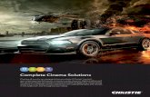 Complete Cinema Solutions - Christie€¦ · Complete Cinema Solutions Chasing all over for an integrated cinema solution? Christie® has it all: awe-inspiring projected visuals,
