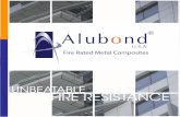 UNBEATABLE FIRE RESISTANCE - Alubond...recycling units at Alubond U.S.A production facilities convert used plastic to sustainable building panels. The core formula is perfected to