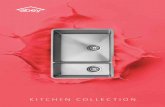 KITCHEN COLLECTION · These kitchen sinks are made with ceramic, which is an ideal material for the kitchen. It’s easy to clean, insensitive to temperature and effortlessly hygienic.