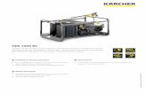 HDS 1000 Be - kaercher-media.com · 2020-02-03 · HDS 1000 Be Lavadora de alta pressão a quente a gasolina, com depósito flutuador, protecção anti-calcário, protecção da falta