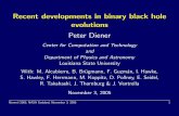 Recent developments in binary black hole evolutions pdfsubject · 2005-11-07 · Recent developments in binary black hole evolutions Peter Diener Center for Computation and Technology