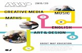 CREATIVE MEDIA MUSIC MATHS ENGLISH ART & DESIGN · illustration, digital photography and film, digital media, screen printing, DJing, painting, drawing and music production. Creative