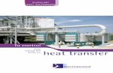 heat transfer - Metaval · 2018-05-31 · Solutions for heat transfer optimization Heat transfer (NTU*) Capital / Installation Cost Design Temperature (oC)Design Pressure (obar)(*Number