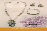 Create elegant, made-to-sparkle jewelry using our line of ...projects.hobbylobby.com/media/BeautyAndBrilliance.pdf · jewelry set. For each piece, glue gems together in desired pattern,
