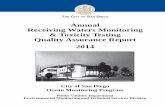 2014 Annual QA Report - San Diego · 2015-11-14 · Control (QA/QC) activities to ensure the accuracy and reliability of receiving waters monitoring and toxicity testing data provided