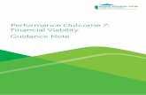 Performance Outcome 7: Financial Viability Guidance Note · 2014-02-10 · Financial viability is a one of seven performance outcomes specified for housing providers within the National