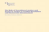 The Role of Transitional Justice and Access to Justice in ...sro.sussex.ac.uk/id/eprint/54632/4/MOSCATI_TRANSITIONAL-JUSTICE-Proof.pdfas provided by Mauro Cappelletti in the late 1970s.
