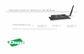 XStream PKG-E™ Ethernet RF Modem · 2018-09-05 · However, it may be useful to send power on unused wires of the CAT-5 cable in situation where the radio will be mounted in a location