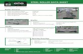 STEEL ROLLER DATA SHEET - Belle Banne · • Cement • Grain • Load Out Facilities • Potash • Mobile Crushing • Chemical. Idler Natural Rubber Impact Discs. Bearings: Lubrication