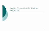 Image Processing for feature extractionaalbu/computer vision 2010/L7. Image... · 2010-01-20 · 11 Image (pre)processing for feature extraction Pre-processing does not increase the