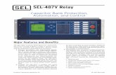 SEL-487V Data Sheet - My Protection Guide...Schweitzer Engineering Laboratories, Inc. SEL-487V Data Sheet Capacitor Bank Protection, Automation, and Control Major Features and Benefits