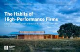 The Habits of High-Performance Firmscontent.aia.org/sites/default/files/2017-04/COTE_2017...Closely studying these firms reveals a number of common traits and measures of excellence.