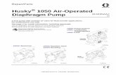 Husky 1050 Air-Operated Diaphragm Pump · 2020-04-01 · Repair/Parts Husky® 1050 Air-Operated Diaphragm Pump 313435ZAJ EN 1-inch pump with modular air valve for fluid transfer applications.