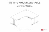 MY-HITE ADJUSTABLE TABLE...Friant offers a comprehensive line of office furniture for every space and requirement, now including My-Hite, a height adjustable table that allows for