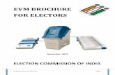EVM BROCHURE FOR ELECTORSceopunjab.nic.in/Documents/EVM BROCHURE FOR ELECTORS.pdf · The Electronic Voting Machine (EVM) being used by the Election Commission of India (ECI) since