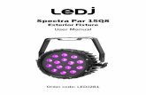 Spectra Par 15Q8 - JPLeisure Spectra Par 15Q8 Use anual 3 Product overview & technical specifications The exterior Spectra Par 15Q8 features 15 x 8W quad-colour LEDs, delivering a