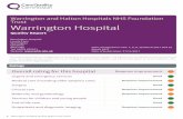 WarringtonandHaltonHospitalsNHSFoundation …...LetterfromtheChiefInspectorofHospitals WecarriedoutanannouncedinspectionofWarringtonHospital betweenthe7and10ofMarch2017.Inaddition,we