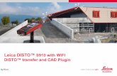 Leica DISTO™ S910 with WIFI DISTO™ transfer and CAD Plugin · Send P2P measured points in 3D with images into AutoCAD Continue previous 3D measurements with relocation. 14 DISTO™