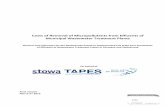 Costs of R emoval of Micropollutants from Municipal ... TAPES Final report.pdf · through the discharge of effluents of wastewater treatment plants. STOWA and the Interreg IV-B project